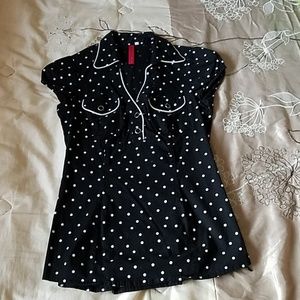 Small polka dot blouse